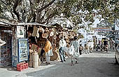 Varanasi - the old city is a cramped labyrinth crowded by pilgrims and street sellers